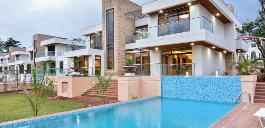 5 bedrooms all en-suite luxurious yet distinct modern villas located at the heart of karen.